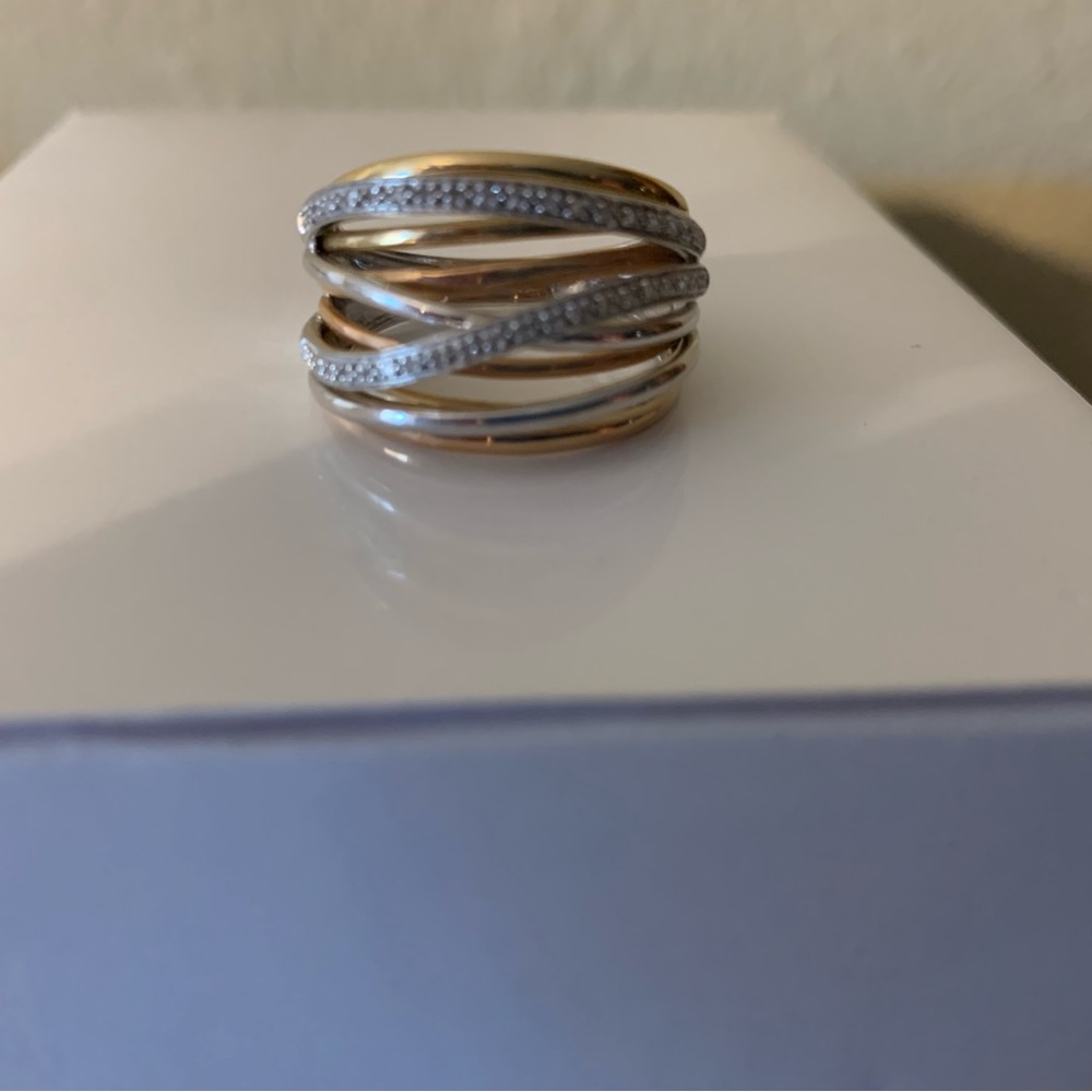 14k Gold Highway Ring